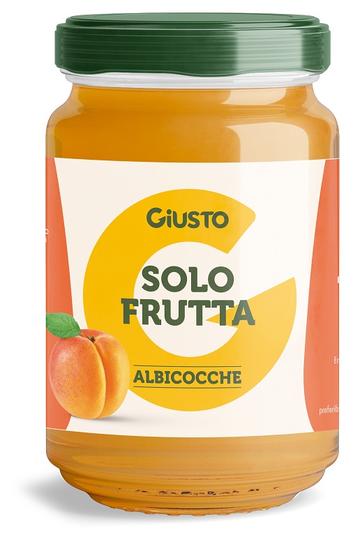GIUSTO SOLO FRUTTA CONFETTURA ALBICOCCHE 220 G - Farmafamily.it