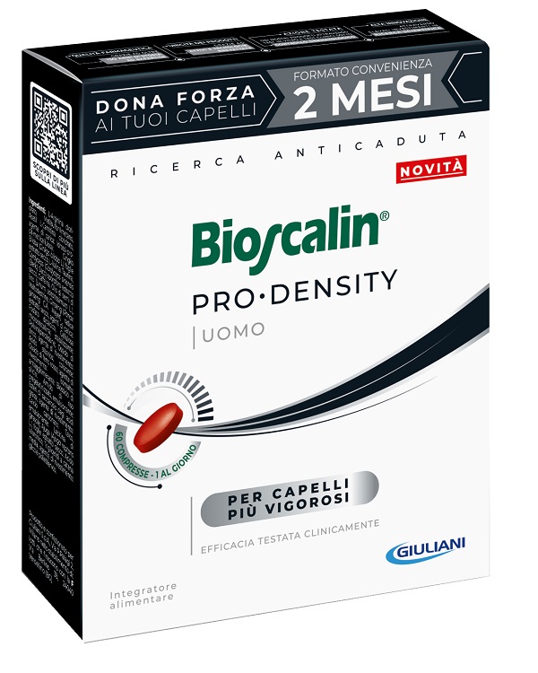 BIOSCALIN PRO DENSITY UOMO 60 COMPRESSE - Farmafamily.it