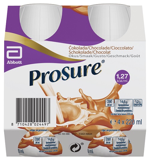 PROSURE CHOCOLATE 4 BOTTIGLIE DA 220 ML - Farmafamily.it