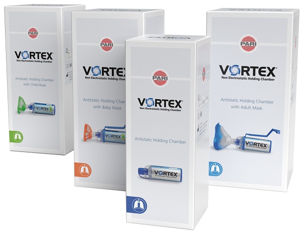 CAMERA DISTANZIATRICE CON MASCHERA PEDIATRICA VORTEX - Farmafamily.it