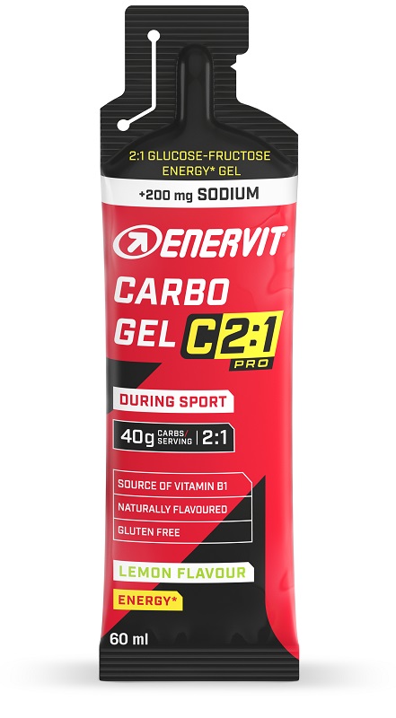 ENERVIT C2 1 PRO CARBO GEL LEMON CON SODIO 60 ML - Farmafamily.it