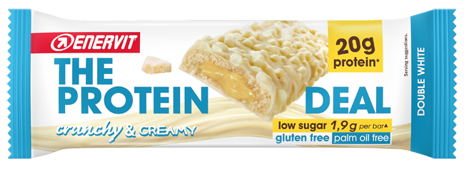 ENERVIT PROTEIN DEAL BAR DOUBLE WHITE 55 G - Farmafamily.it