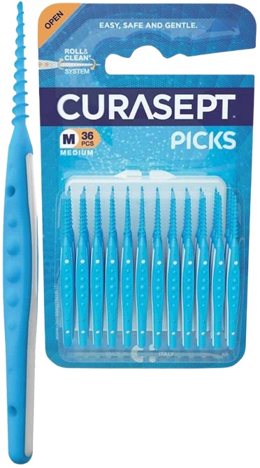 CURASEPT PICKS MEDIUM 36 PEZZI - Farmafamily.it