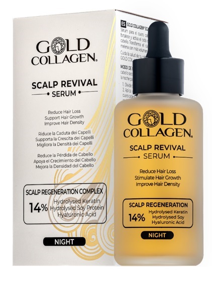 GOLD COLLAGEN SCALP REVIVAL SERUM 100 ML - Farmafamily.it