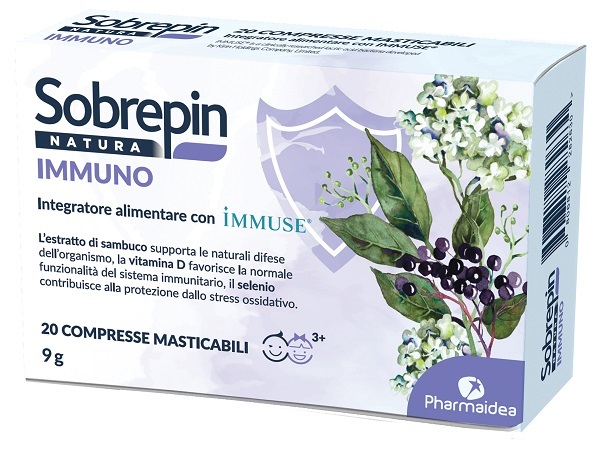 SOBREPIN NATURA IMMUNO 20 COMPRESSE MASTICABILI - Farmafamily.it