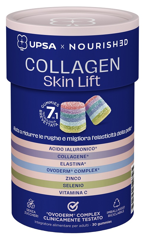UPSA X NOURISHED COLLAGEN SKIN LIFT 30 GUMMIES - Farmafamily.it