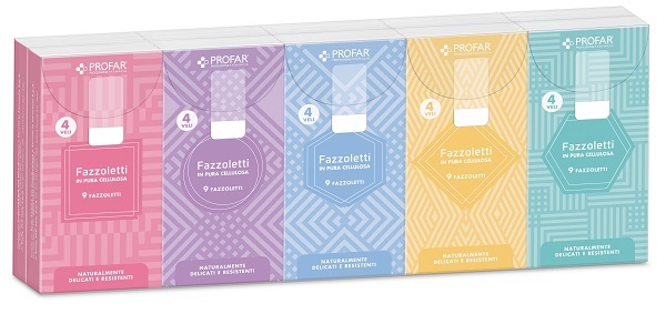 PROFAR FAZZOLETTI 10X9 CM 4 VELI 10 PACCHETTI - Farmafamily.it