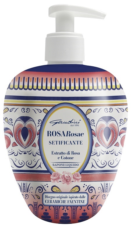 GANDINI SAPONE LIQUIDO FAENZA ROSA 500 ML - Farmafamily.it
