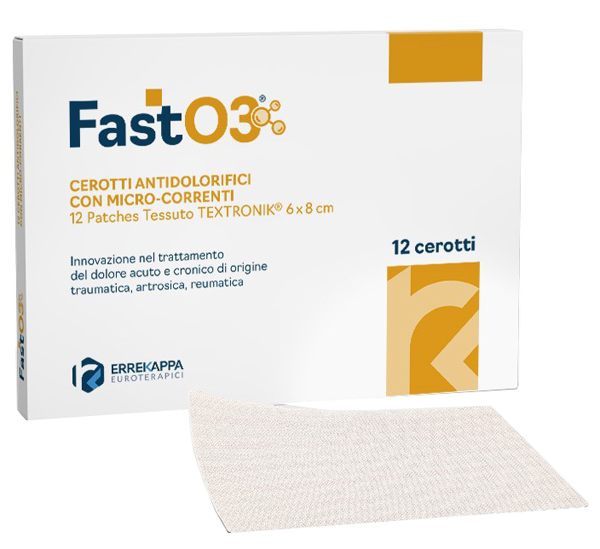 CEROTTI ANTIDOLORIFICI FASTO3 6X8CM 12 PEZZI - Farmafamily.it