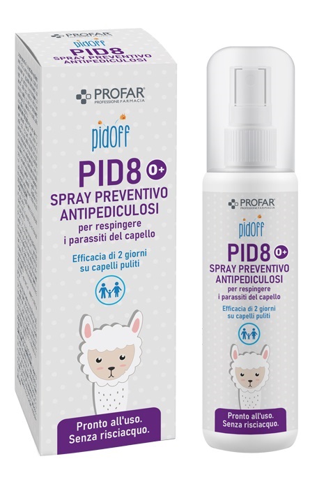 PROFAR PIDOFF SPRAY PREVENTIVO ANTIPEDICULOSI 100 ML - Farmafamily.it