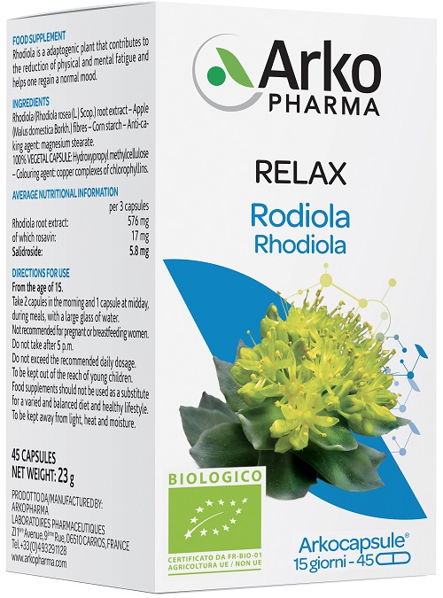 ARKOCAPSULE RODIOLA BIO 45 CAPSULE - Farmafamily.it