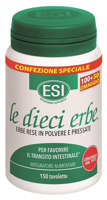 ESI LE DIECI ERBE 100 TAVOLETTE + 50 TAVOLETTE OMAGGIO - Farmafamily.it