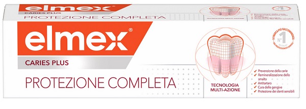 ELMEX DENTIFRICIO CARIES PLUS PROTEZIONE COMPLETA 75 ML - Farmafamily.it