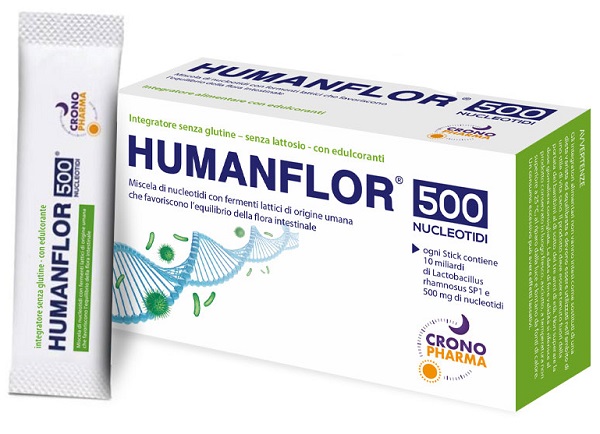 HUMANFLOR 500 NUCLEOTIDI 8 STICK PACK - Farmafamily.it