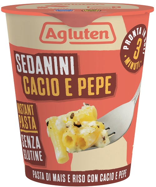 AGLUTEN SEDANINI CACIO E PEPE 70 G - Farmafamily.it