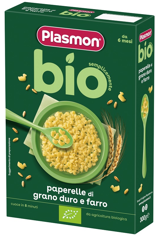 PLASMON PASTINA BIO PAPERELLE 300 G - Farmafamily.it