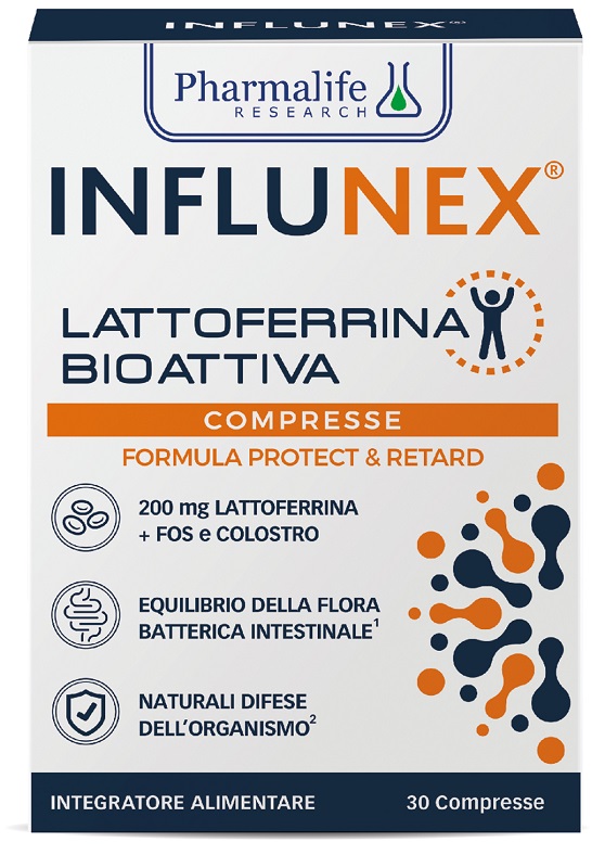INFLUNEX LATTOFERRINA BIOATTIVA 30 COMPRESSE - Farmafamily.it