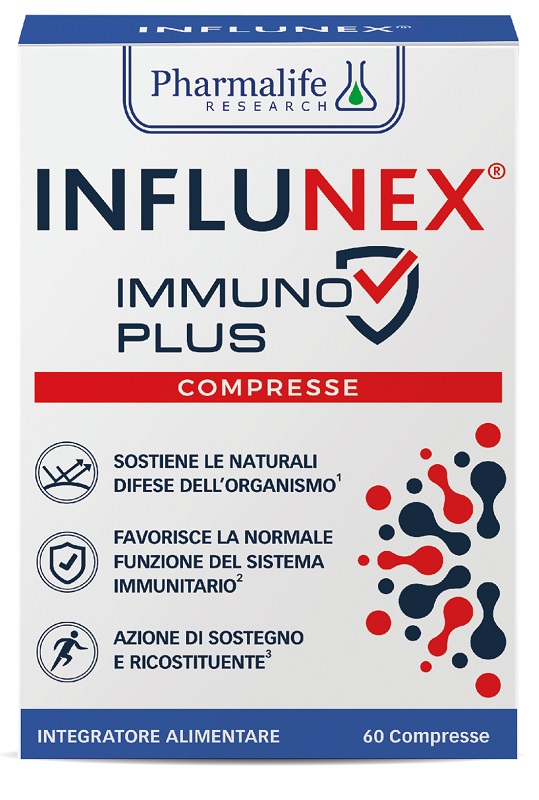 INFLUNEX IMMUNO PLUS 60 COMPRESSE - Farmafamily.it