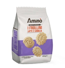 AMINO' I FROLLINI LATTE E VANIGLIA 200 G - Farmafamily.it