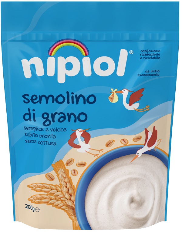 NIPIOL CREMA CEREALI SEMOLINO GRANO 200 G - Farmafamily.it