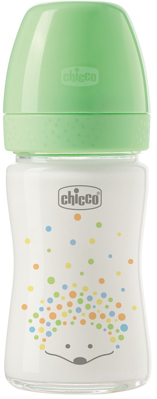 CHICCO BIBERON PERFECT GLASS UNISEX SILICONE DA 150 ML - Farmafamily.it