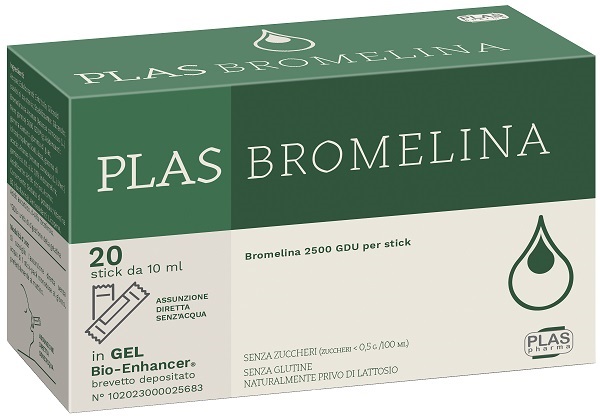 PLAS BROMELINA 20 STICK PACK - Farmafamily.it