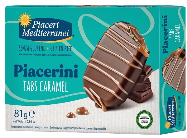 PIACERI MEDITERRANEI PIACERINI TABS CARAMEL 81 G - Farmafamily.it