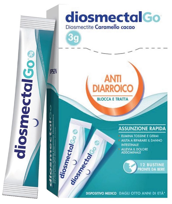 DIOSMECTALGO CARAMELLO CACAO 12 STICK - Farmafamily.it
