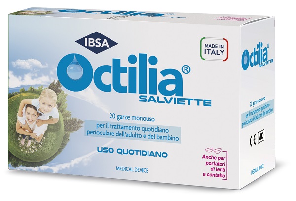 OCTILIA SALVIETTE PERIOCULARI 20 GARZE IN VISCOSA NON STERILI - Farmafamily.it