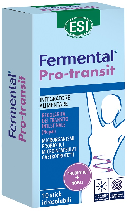 ESI FERMENTAL PRO TRANSIT 10 STICK IDROSOLUBILI - Farmafamily.it
