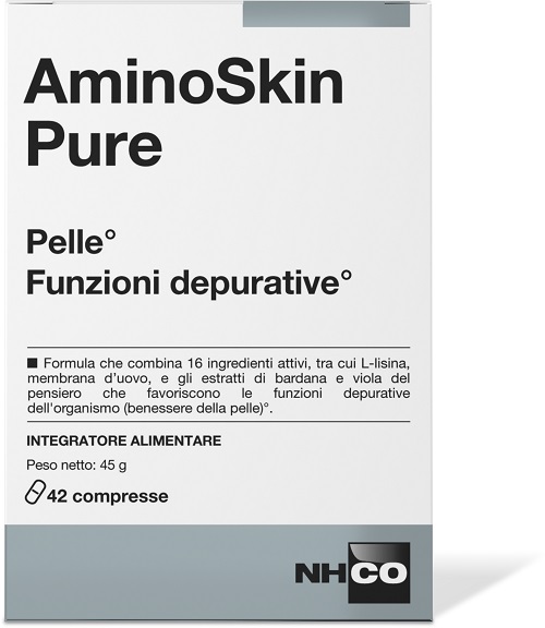 NHCO AMINOSKIN PURE 42 COMPRESSE - Farmafamily.it