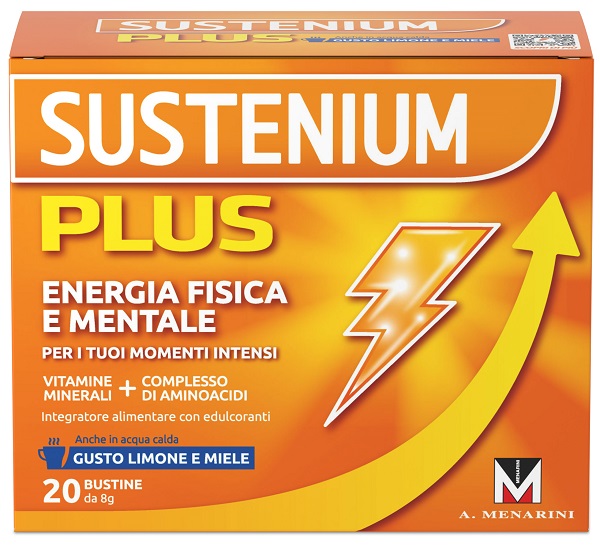 SUSTENIUM PLUS LIMONE E MIELE 20 BUSTINE DA 8 G - Farmafamily.it
