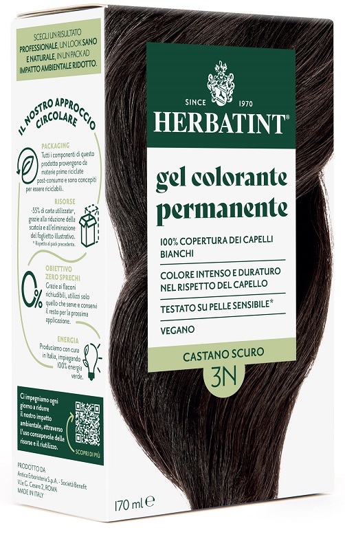 HERBATINT 3N CASTANO SCURO 170 ML - Farmafamily.it