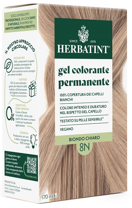 HERBATINT 8N BIONDO CHIARO 170 ML - Farmafamily.it