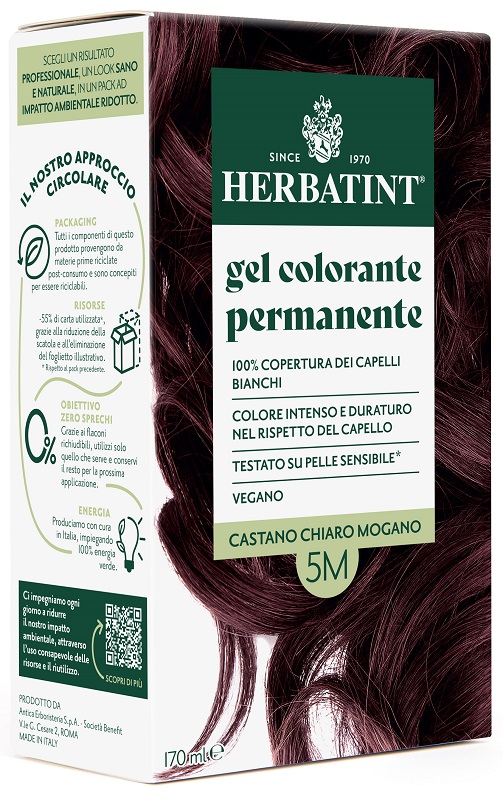 HERBATINT 5M CASTANO CHIARO MOGANO 170 ML - Farmafamily.it