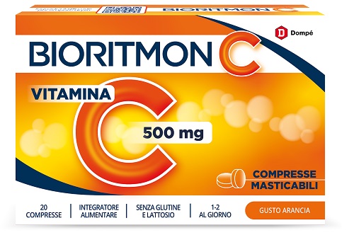 BIORITMON C 500MG VITAMINA C 20 COMPRESSE MASTICABILI - Farmafamily.it