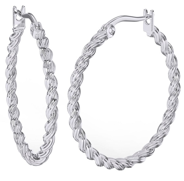 BJT380 ORECCHINO ELDARA STAINLESS STEEL - Farmafamily.it