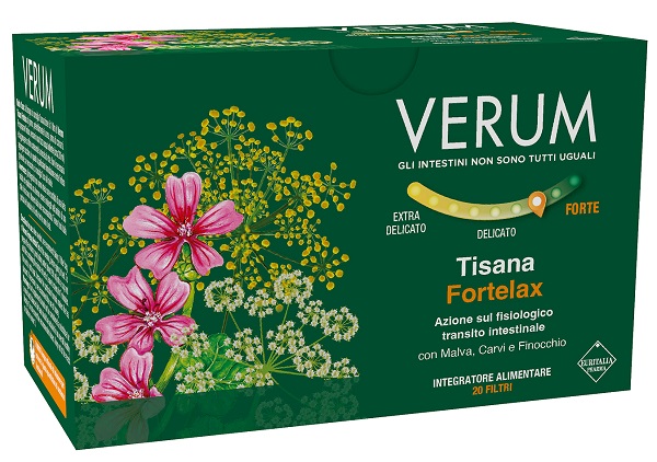 VERUM FORTELAX TISANA 20 FILTRI NEW - Farmafamily.it