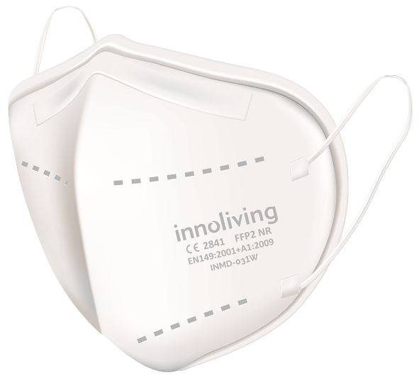 INNOLIVING MAS FFP2 NR WHITE 10 PEZZI - Farmafamily.it