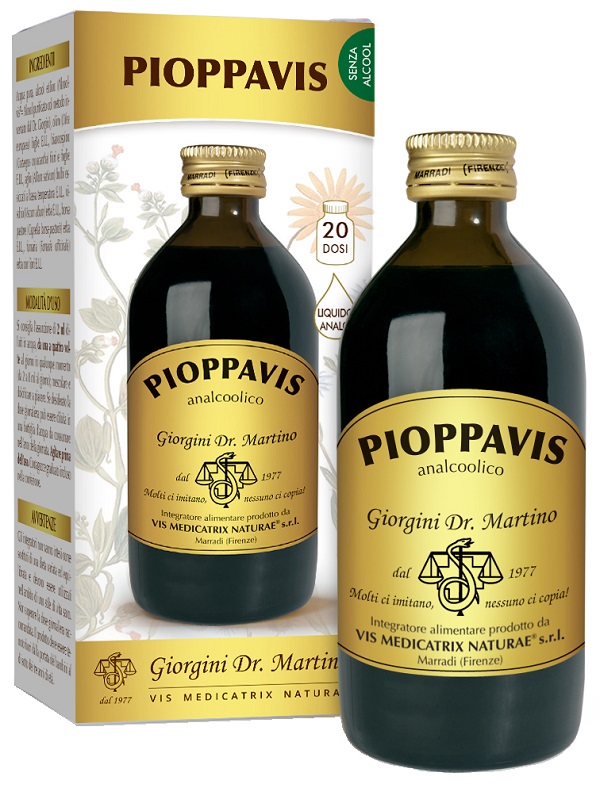 PIOPPAVIS LIQUIDO ANALCOOLICO 200 ML - Farmafamily.it