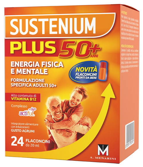 SUSTENIUM PLUS 50+ 24 FLACONCINI - Farmafamily.it