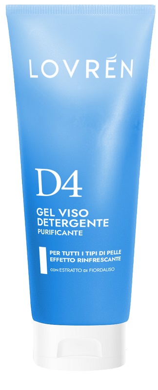 LOVREN D4 GEL DETERGENTE VISO PURIFICANTE 100 ML - Farmafamily.it