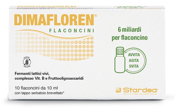 DIMAFLOREN 6 MILIARDI 10 FLACONCINI DA 10 ML SENZA GLUTINE - Farmafamily.it