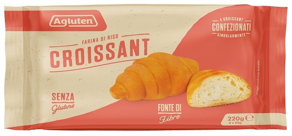 AGLUTEN CROISSANT CLASSICI 4 PEZZI DA 50 G LATTE DELATTOSATO - Farmafamily.it