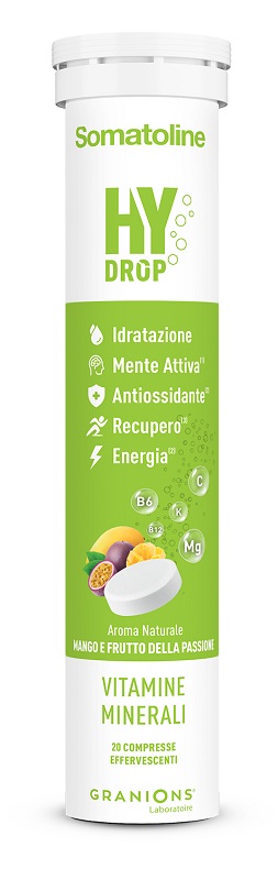SOMATOLINE HYDROP MANGO & FRUTTO DELLA PASSIONE 20 COMPRESSE EFFERVESCENTI - Farmafamily.it