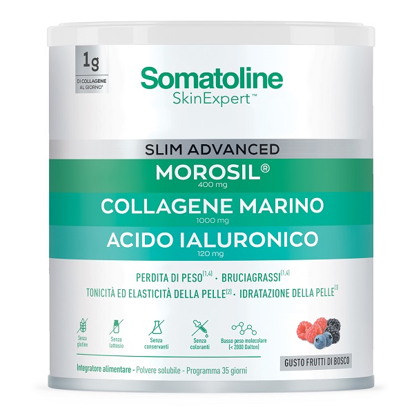 SOMATOLINE SLIM ADVANCED 275 G SENZA GLUTINE SENZA LATTOSIO - Farmafamily.it