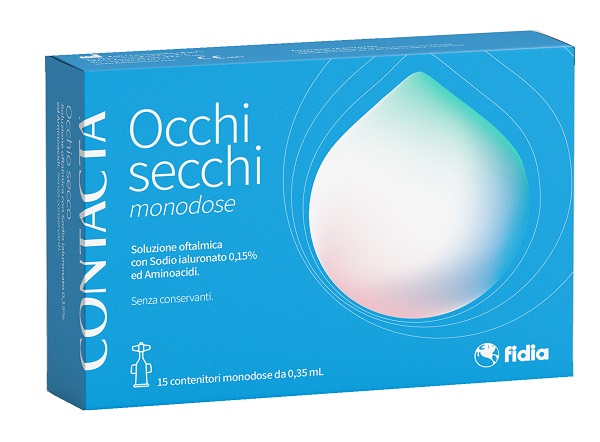 CONTACTA OCCHI SECCHI MONODOSE 15 CONTENITORI MONODOSE DA 0,35 ML - Farmafamily.it