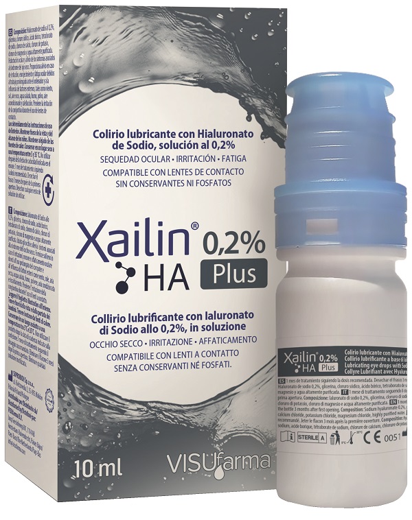 XAILIN PLUS 0,2% HA COLLIRIO 10 ML - Farmafamily.it
