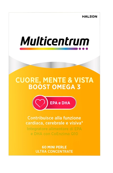 MULTICENTRUM OMEGA BOOST 60 MINI PERLE ULTRA CONCENTRATE - Farmafamily.it